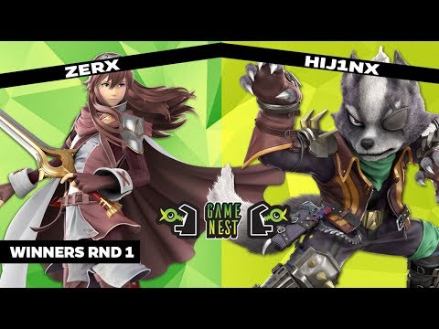 Game Nest Smash It Up: Zerx (Lucina) vs HiJ1nx (Wolf) - Winners Round 1