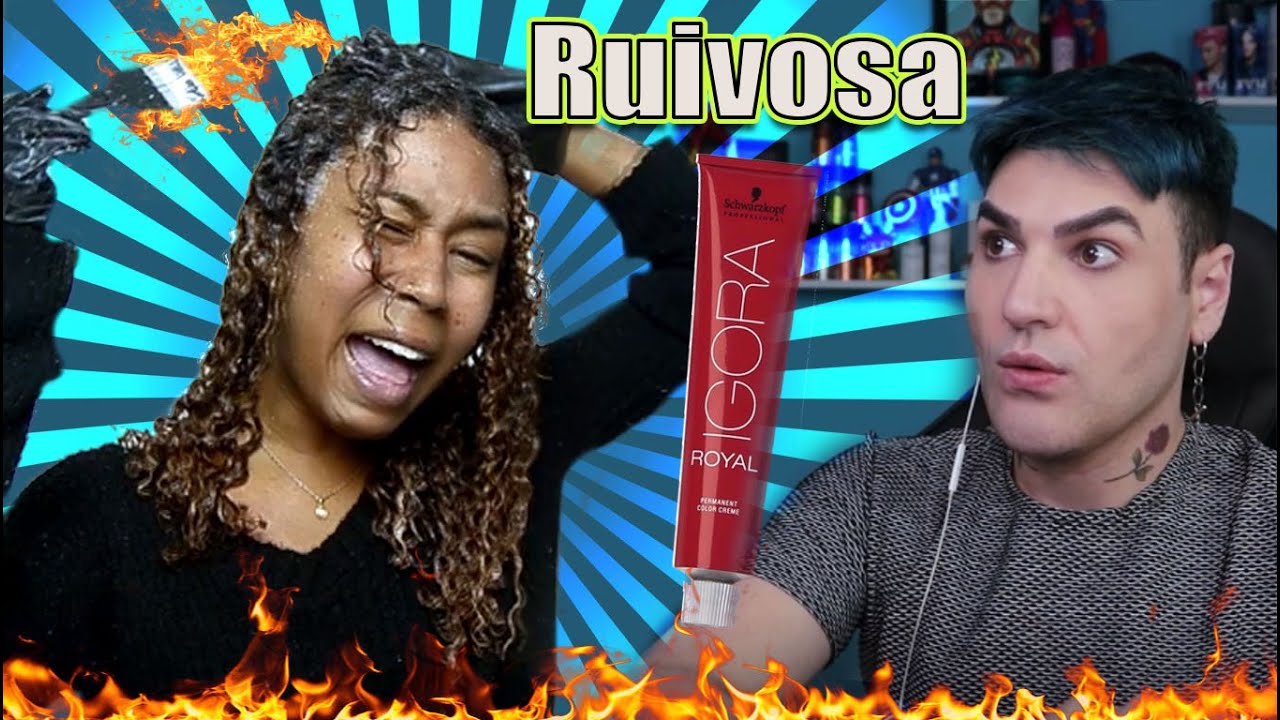 ELA FEZ SHAMPOOZADA COM OX DE 40 PRA FICAR RUIVOSA