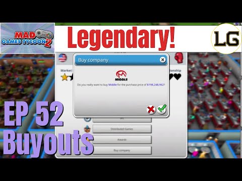 Buying Some More Subsidiaries - Let's Play Mad Games Tycoon 2 Legendary Ep 52