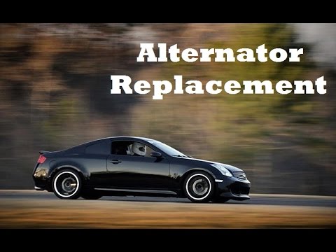 INFINITI G35 # Nissan 350z - Alternator Install