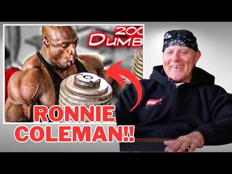 KALLE REAGIERT #2 - Ronnie Coleman 200lb Dumbbell Press | LIGHT WEIGHT, BABY!