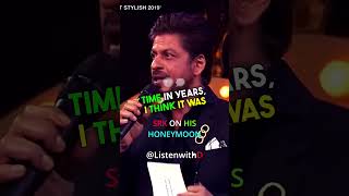 Why SRK lied to his wife about honeymoon? #sharukhkhan
