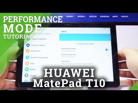 How to Turn On High Performance Mode on HUAWEI MatePad T10 – Activate High Performance Mode