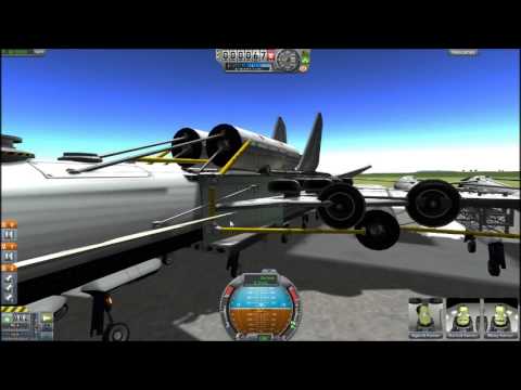Kerbal Space Program ~ Cargo jets and Ejection seats (Stock)
