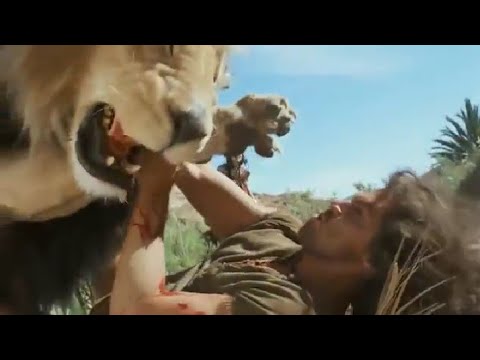 Samson kills a Lion with His Bare hands