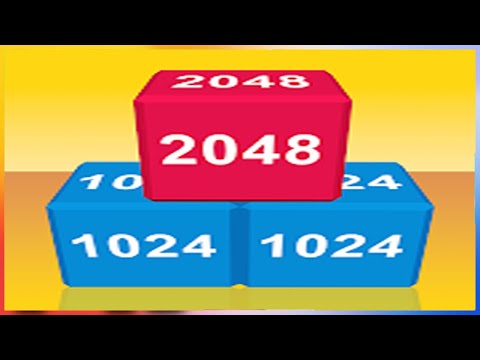 Merge Block: 2048 - 3D Merge Cube Game - Gameplay Walkthrough