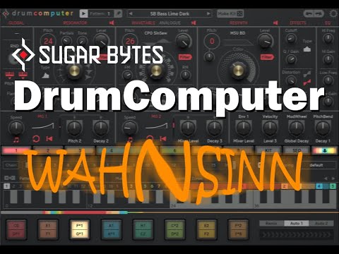 Sugar-Bytes DrumComputer First Look [VST] [GER]