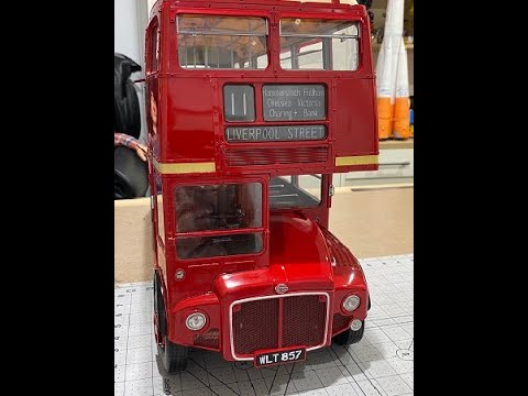 The big red bus part 19 - Building the 1/12 scale Agora models Routemaster London bus