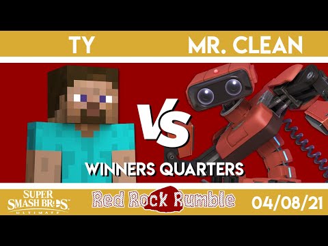 Red Rock Rumble #82 - Ty (Steve) VS. Mr. Clean (ROB) - Winners Quarters - Smash Ultimate