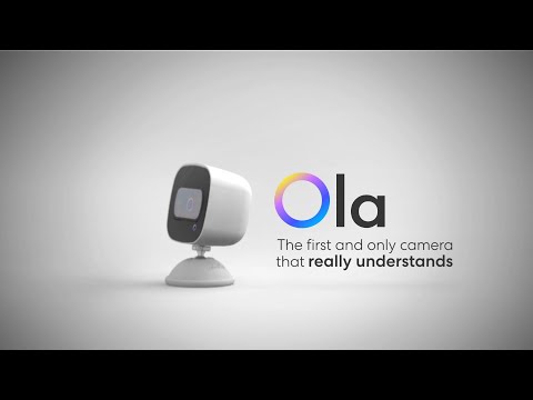 OLA Smart Security Camera Artificial Intelligence, Facial Recognition Software, Voice Commands-