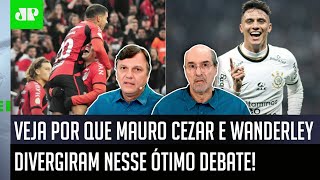 ‘Isso é uma bizarrice’: Mauro Cezar e Wanderley divergem antes de Athletico-PR e Corinthians