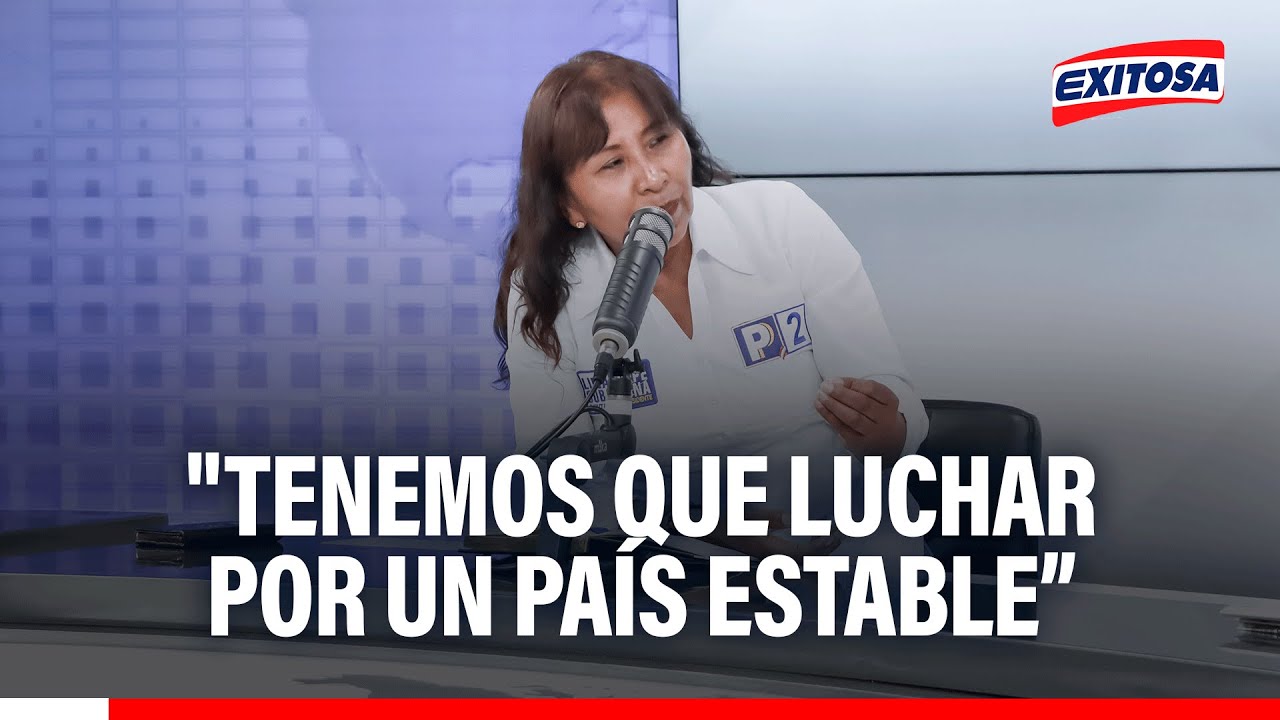 🔴🔵 Lina Cuba: "Tenemos que luchar por un país estable"