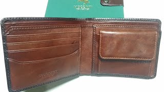 VISCONTI London genuine leather wallet for men unboxing