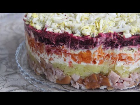 Всеми обожаемый салат в новом исполнении! Новогодний стол