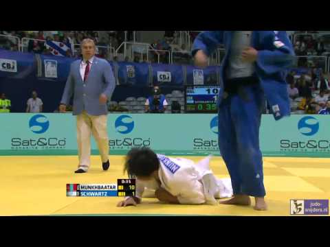 Judo 2013 World Championship Rio de Janeiro: Munkhbaatar (MGL) - Schwartz (ISR) [-52kg]
