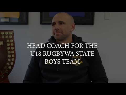 Get to Know Colin Philips - Head Coach of The RugbyWA U18 State Boys Team
