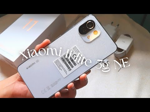 xiaomi 11 lite 5g NE asmr unboxing + camera test 🤍 | snowflake white | aesthetic