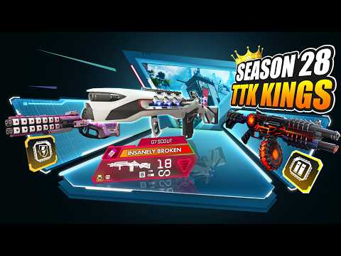 TTK KINGS of Season 28: Fastest Killing Weapons Tier List in Apex Legends