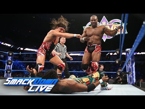 The New Day vs. Chad Gable & Shelton Benjamin: SmackDown LIVE, Feb. 13, 2018