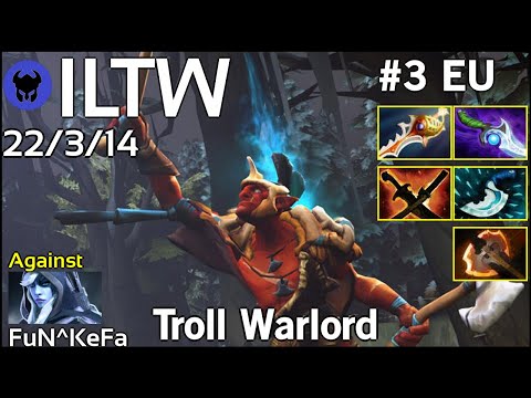 ILTW [Espada] plays Troll Warlord!!! Dota 2 7.21
