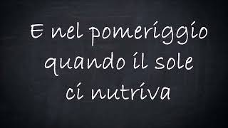 SUMMER ON  A  SOLITARY BEACH  ♫♫ FRANCO BATTIATO +TESTO 🎤lyrics