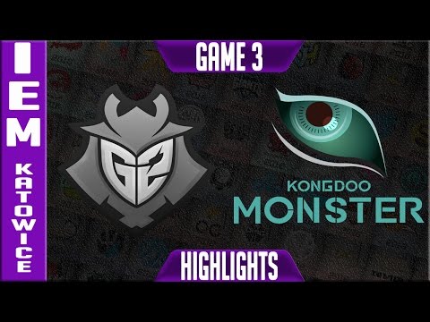 G2 VS KDM G3 - IEM Katowice 2017 Day 2 - G2 Esports vs Kongdoo Monster Game 3