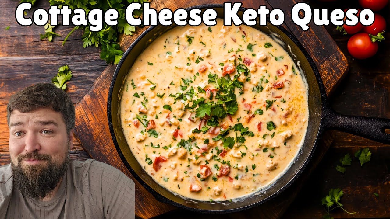 Keto Cottage Cheese Queso Recipe - Must TRY! Goes Perfect with Keto Doritos!