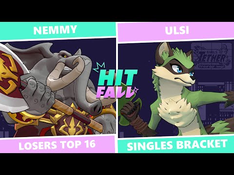 Hitfall 3: Losers Top 16 - Nemmy (Loxodont) vs Ulsi (Maypul) Rivals 2 Singles