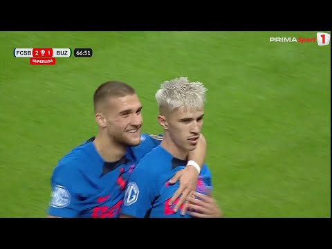 REZUMAT | FCSB - FC Buzău 3-2. Dubla lui Tavi Popescu și golul lui Bîrligea aduc victoria campioanei