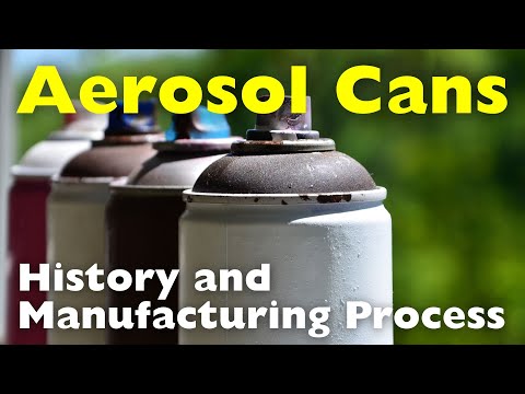 Part of a video titled History and Manufacturing Process of Aerosol Cans - YouTube