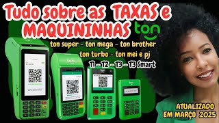 💡ATUALIZADO 2025 | Conheça os 5 PLANOS de TAXAS e os 4 MODELOS de MÁQUINAS da TON! A Ton mudou tudo!