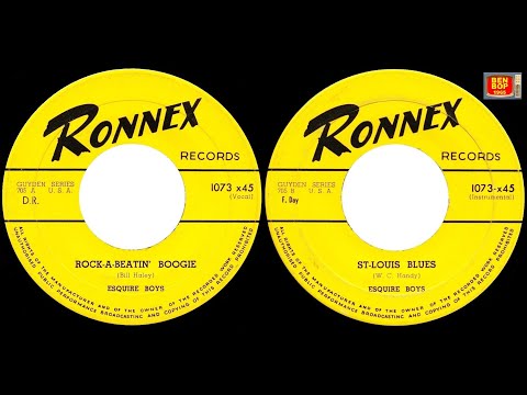 THE ESQUIRE BOYS - Rock-A-Beatin' Boogie / St Louis Blues (1954) Ronnex Records