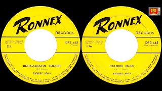 THE ESQUIRE BOYS - Rock-A-Beatin&#39; Boogie / St Louis Blues (1954) Ronnex Records