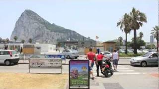 南欧の旅35自転車車載カメラ国境越えスペインからジブラルタル