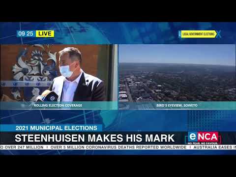 DA leader John Steenhuisen makes his mark