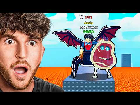 I Got The NEW BEST GODLY in Survive Lava For Brainrots..