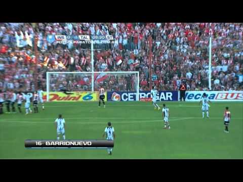 Gol de Barrionuevo. Instituto 1 Talleres 0.Fecha 33.Torneo Primera B Nacional.Fútbol Para Todos