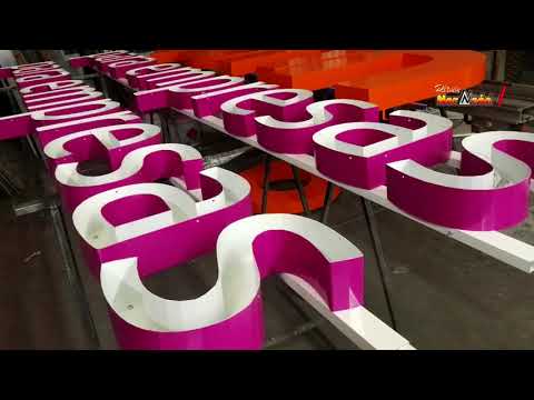 Desarrollo de diseño, fabricación y acabado de rótulo corpóreo en la localidad de Bezana, Cantabria