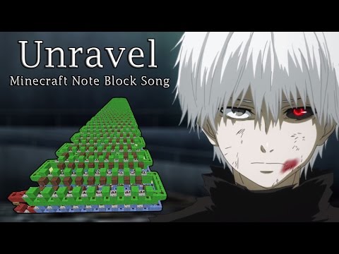 Darky88Music - Minecraft Note Block Songs - Unravel ("Animenz" cover adaptation) (from Tokyo Ghoul) - Minecraft Note Block Song