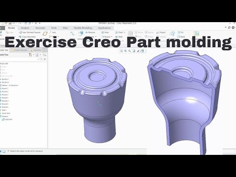 Creo Tutorial | Creo solid modeling for practice