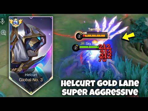 TOP GLOBAL HELCURT PERFECT & SUPER AGGRESSIVE GAMEPLAY!!🔥😳 ( BEST BUILD 2025 ) MLBB