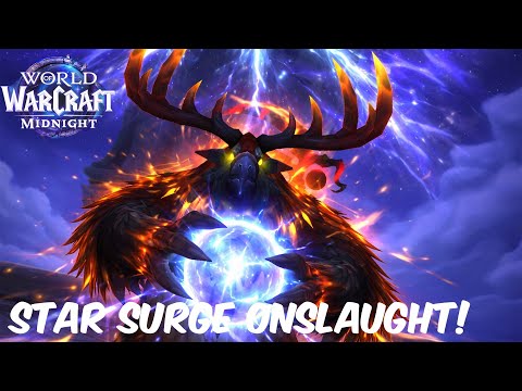 STARSURGE ONSLAUGHT!  Balance druid midnight beta pvp