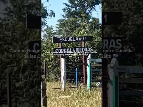 Escuela n° 71 Corral de Piedra , departamento de Salto , Interior turbo/mega/ultra profundo 🇺🇾 .