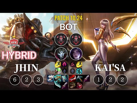 APK HyBrid Jhin vs Kai'Sa Bot - KR Patch 10.24