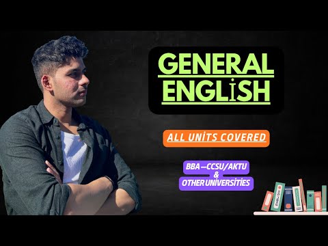 General English For BBA 5th Sem All Units Explained in One Video