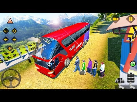 Offroad Coach Bus Driving Transporter 2019 - AutoBus Drive Simulator - Android GamePlay