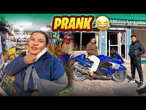 NEW GIRLFRIEND PRANK🤣 / GADI ACCIDENT BHAYO🤬/ @rajkumarthapamagar32 
