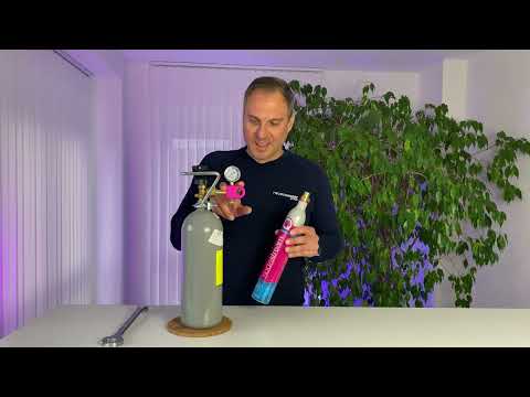 Refill adapter for Quick Connect CO2 cylinders from Sodastream Duo, Terra and Art! Only €2 per re...