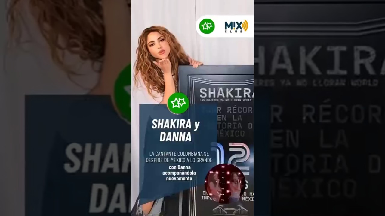 #Shakira se despidió de México con Danna de invitada y un aullido que retumbó.
