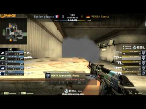 Epsilon vs. PENTA | Gruppe A, ESL Pro League | (de_cache) Map 2